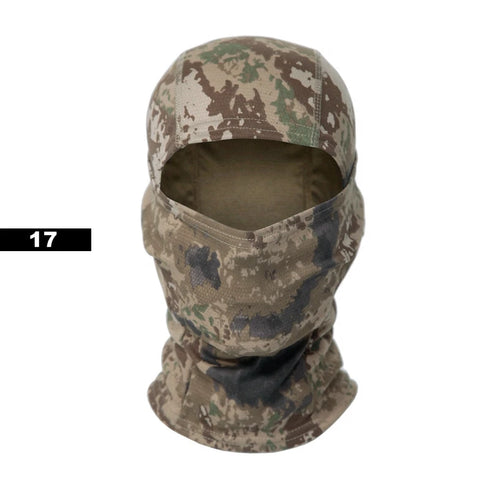 Tactical Balaclava Full Face Mask Set Men Summer Snapback Sun Hat Outdoor Hunting Camouflage Balaclava